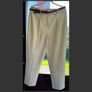 Brand new Carole  Wren short length lady’s pants. Comes with a brown belt.